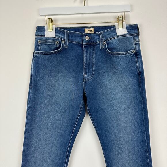 J.Crew 484 Slim Fit Stretch Jean Medium Wash Blue Mid Rise Mens W30 L30 NWT - Picture 12 of 15